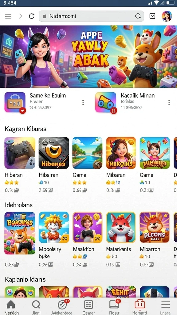 666i - Tampilan antarmuka yang menarik dan mudah digunakan.