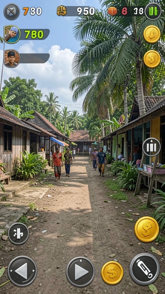 apinaga - Tangkapan layar memperlihatkan fitur sosial dan interaksi antar pemain.