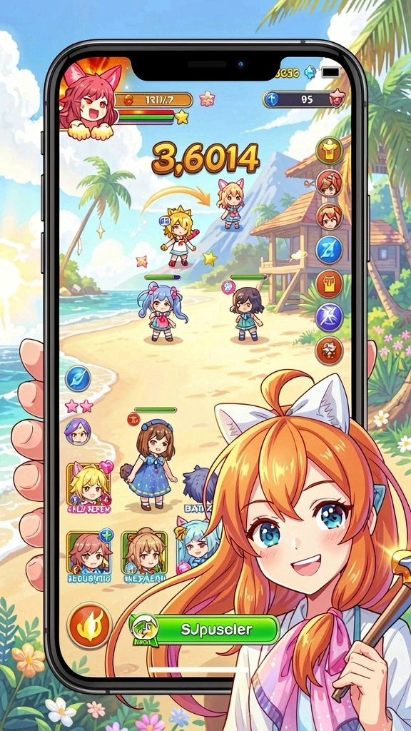 gocap123 - Tangkapan layar menunjukkan pemandangan indah dari level baru.