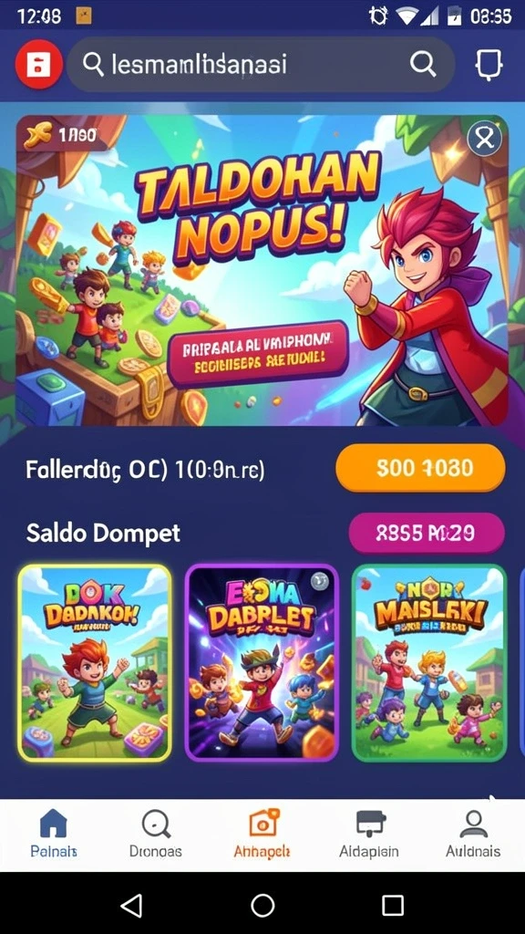 idnscore - Tampilan antarmuka yang menarik dan mudah dipahami.