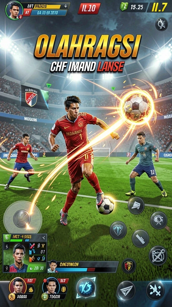 pisang123 - Tampilkan karakter utama dalam aksi.