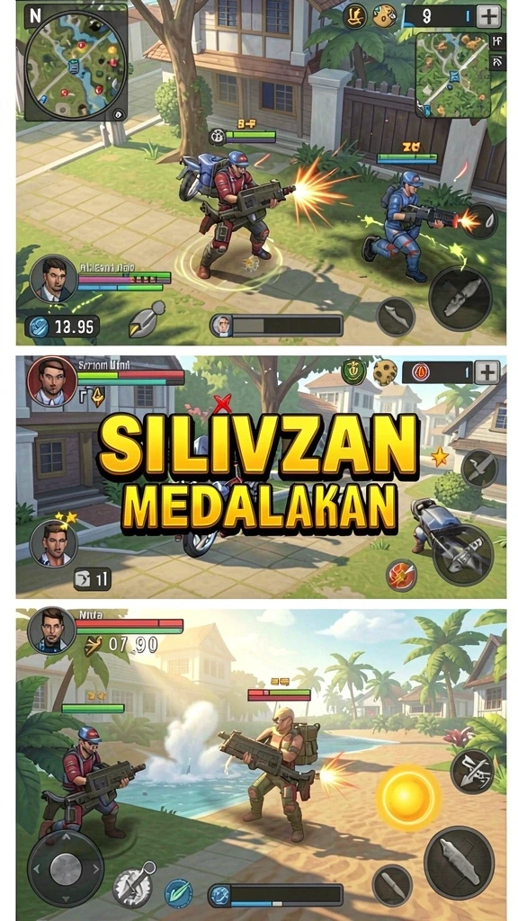 pisang123 - Tangkapan layar dari level menantang.